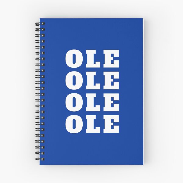 Item preview, OLE OLE OLE OLE (White On Blue) designed and sold by IKDG.