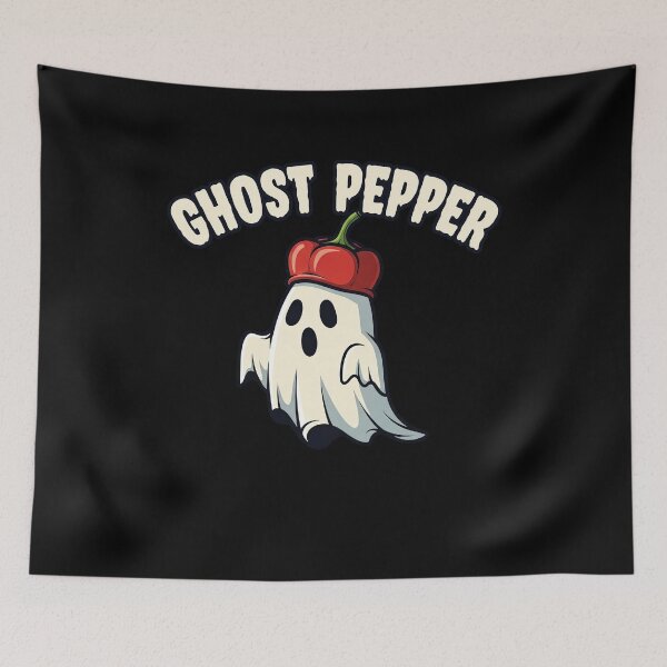 Item preview, Ghost Pepper Spicy Food Halloween Pun designed and sold by elderberry.