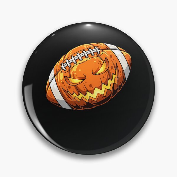 Item preview, Funny Halloween Jack O Lantern Football Player Coach Pitcher designed and sold by facegm.