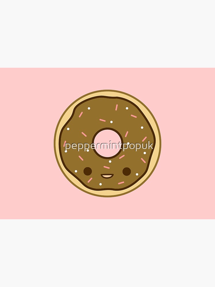 Yummy Kawaii Brown Doughnut Poster By Peppermintpopuk Redbubble