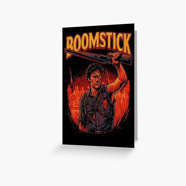 boomstick- evil dead Greeting Card