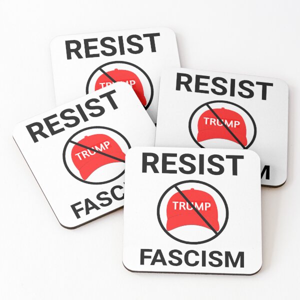 Item preview, Resist fascism anti Trump design  designed and sold by Rachel the Artist .