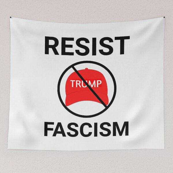 Item preview, Resist fascism anti Trump design  designed and sold by Rachel the Artist .