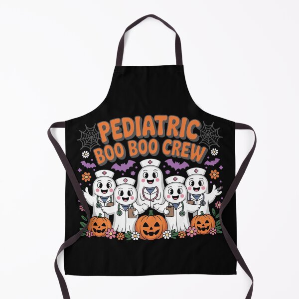 Item preview, Pediatric Nurse Boo Boo Crew Ghost Nurse Halloween Costume designed and sold by Dabbing Turtle Designs.