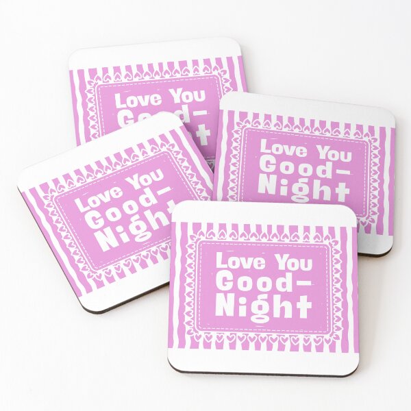 Item preview, Love You Goodnight in Pink designed and sold by Dondonmart.
