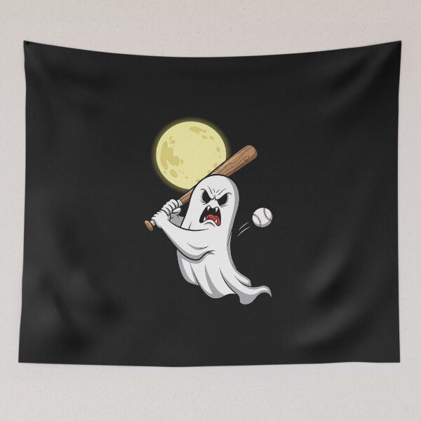 Item preview, Ghost Baseball Player Lazy Halloween Costume Cute Sport  designed and sold by diyoor.