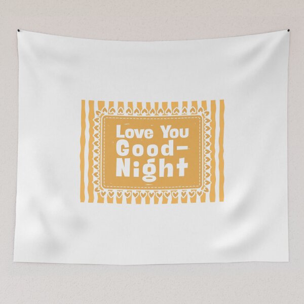 Item preview, Love You Goodnight in Yellow designed and sold by Dondonmart.