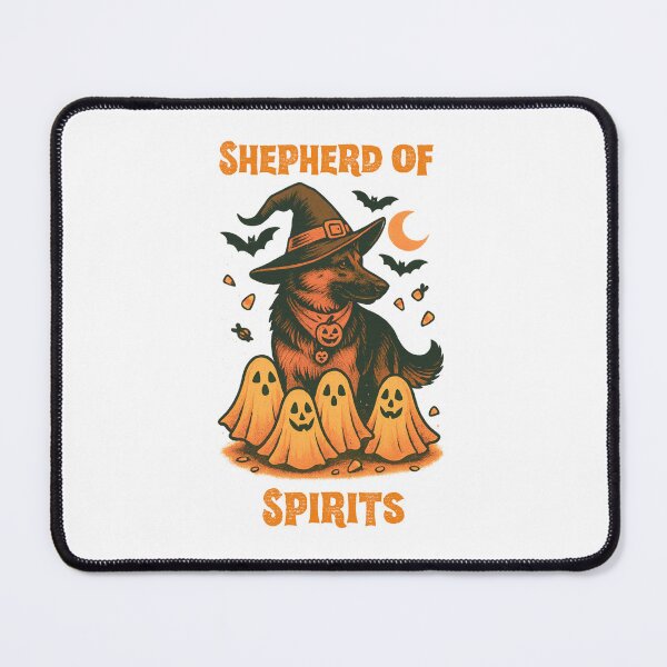 Item preview, Shepherd of Spirits — German Shepherd Halloween with Ghosts designed and sold by VibeOasis.
