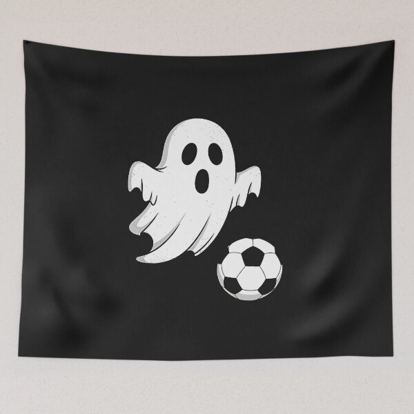 Item preview, Ghost Playing Soccer Funny Football Halloween Costume Sports designed and sold by diyoor.