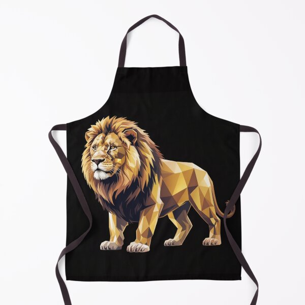 Item preview, Golden Lion – Geometric Majesty designed and sold by bsbd-action.
