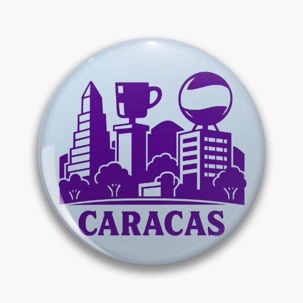 Item preview, Caracas Venezuela Skyline Silhouette | Modern City Art Design designed and sold by Travellerz.