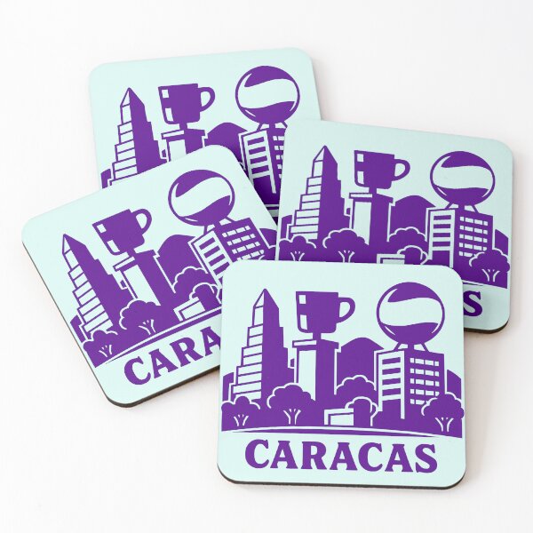Item preview, Caracas Venezuela Skyline Silhouette | Modern City Art Design designed and sold by Travellerz.