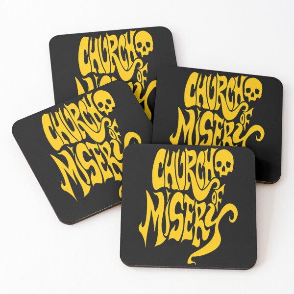Item preview, Ch.ur.ch of Mi.ser.y Retro Artwork With Vibrant Energy designed and sold by ReRosenbaum.