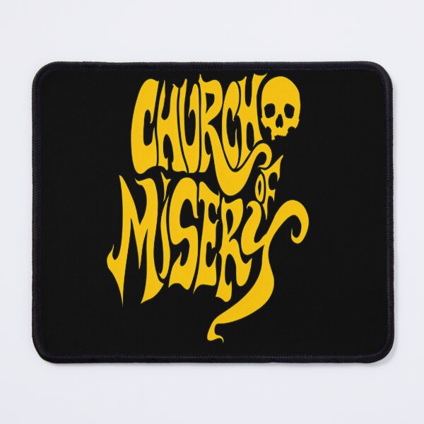 Item preview, Ch.ur.ch of Mi.ser.y Retro Artwork With Vibrant Energy designed and sold by ReRosenbaum.