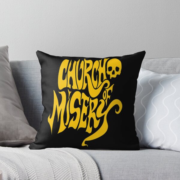 Item preview, Ch.ur.ch of Mi.ser.y Retro Artwork With Vibrant Energy designed and sold by ReRosenbaum.
