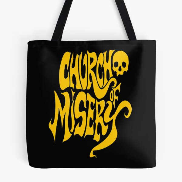 Item preview, Ch.ur.ch of Mi.ser.y Retro Artwork With Vibrant Energy designed and sold by ReRosenbaum.
