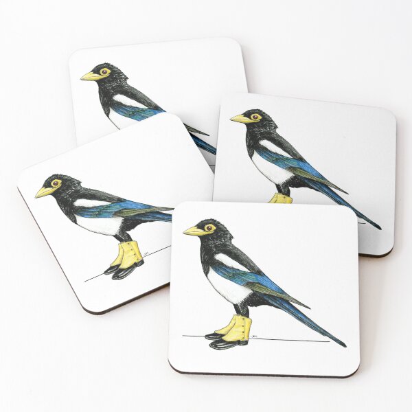 Item preview, California Magpie in Spats designed and sold by JimsBirds.