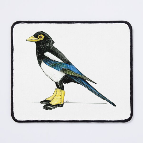 Item preview, California Magpie in Spats designed and sold by JimsBirds.