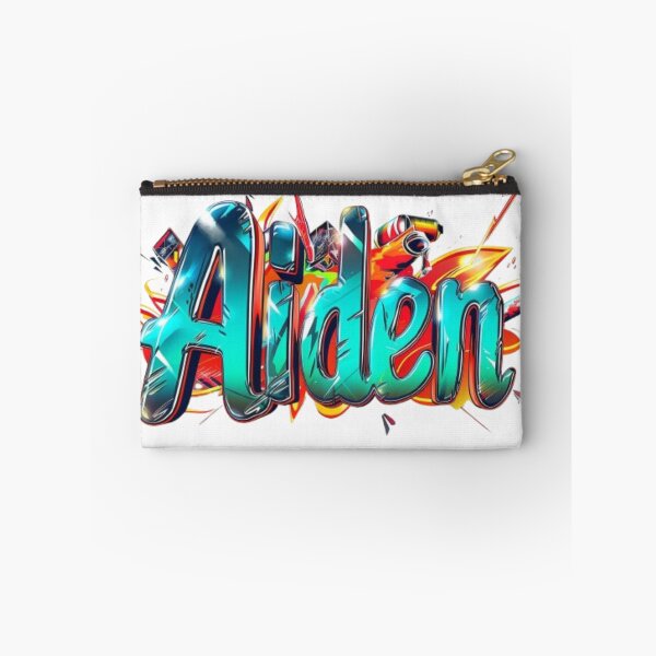 Item preview, Aiden Graffiti Name Art – Colorful Urban Style Design designed and sold by AlexLineArt.
