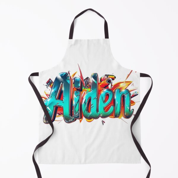 Item preview, Aiden Graffiti Name Art – Colorful Urban Style Design designed and sold by AlexLineArt.