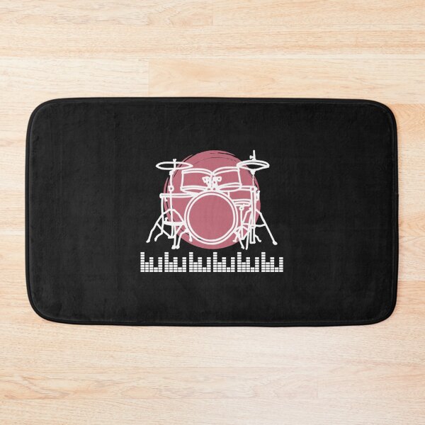 Item preview, Drums with music wave designed and sold by TaesPlace.