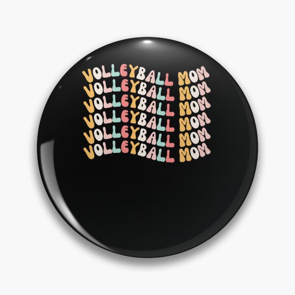 Item preview, Volleyball mom groovy cute mother's day vball player designed and sold by snowry.