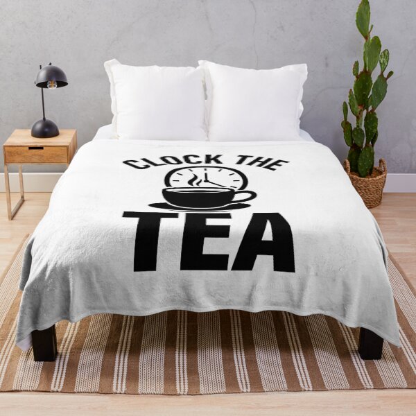 Item preview, Clock the Tea – Bold Streetwear Design designed and sold by GoodsandGiggles.