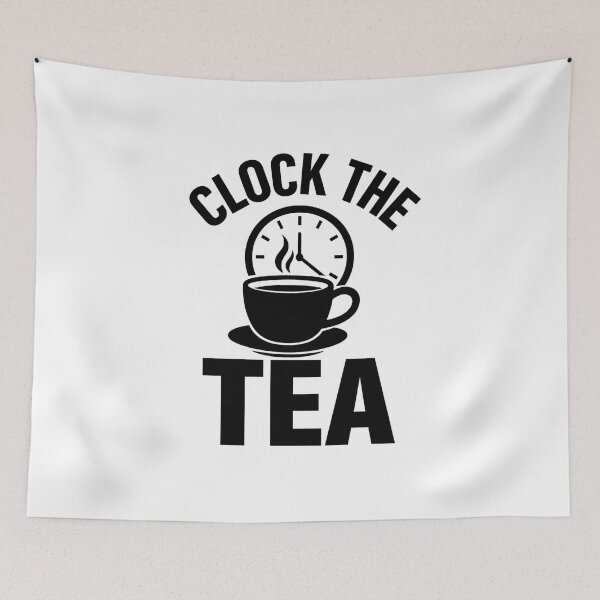 Item preview, Clock the Tea – Bold Streetwear Design designed and sold by GoodsandGiggles.