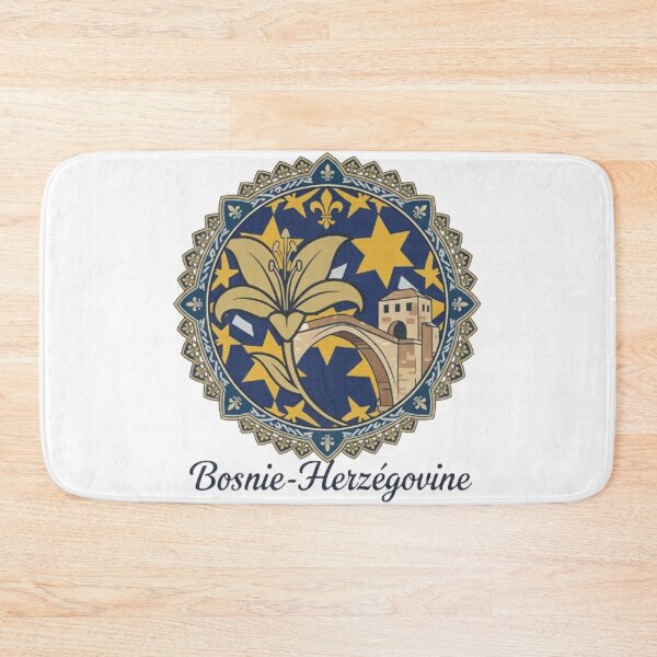 Item preview, Bosnian Fleur-de-lis T-shirt Golden Lily Pride designed and sold by ZXSTORE.