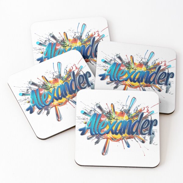 Item preview, Alexander Graffiti Name Art – Bold Urban Street Style designed and sold by AlexLineArt.