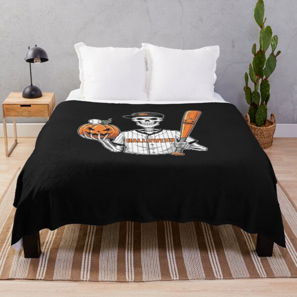 Item preview, Halloween Skeleton Baseball with Pumpkin designed and sold by diyoor.