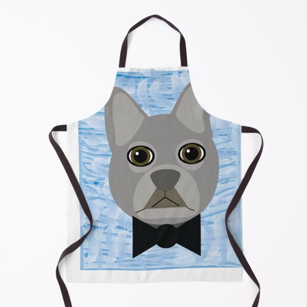 Item preview, Frenchie blue watercolor designed and sold by Mountain-Point.