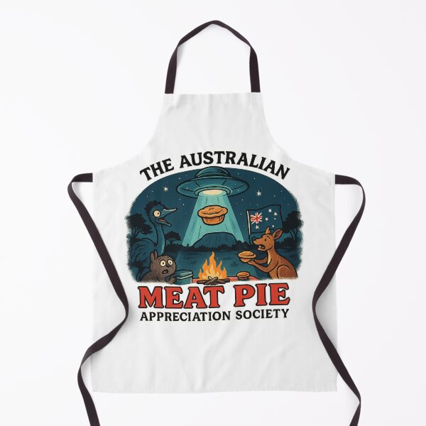 Item preview, Alien Meat Pie Design designed and sold by The Australian Meat Pie Appreciation Society.