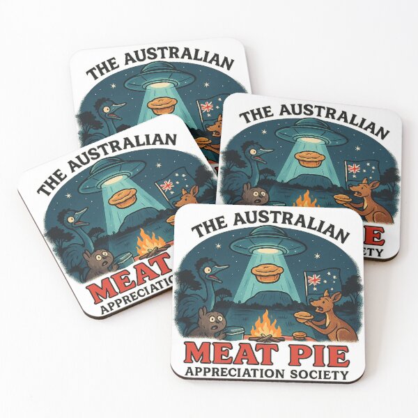 Item preview, Alien Meat Pie Design designed and sold by The Australian Meat Pie Appreciation Society.