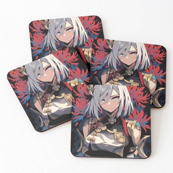 Item preview, Shenhe: Adeptus' Frozen Pledge in Liyue's Peaks designed and sold by Senpaiwaves.