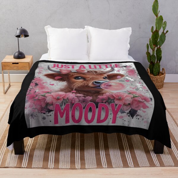 Item preview, Just A Little Moody Highland Cow Mug Wrap Cute Quirky Farmhouse designed and sold by rande-narnell.