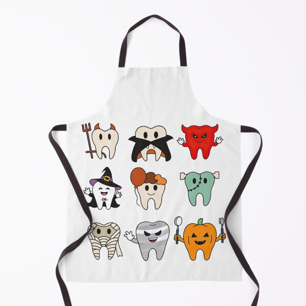 Item preview, Halloween Teeth Characters Dressed as Spooky Creatures designed and sold by ArtfulWeave.