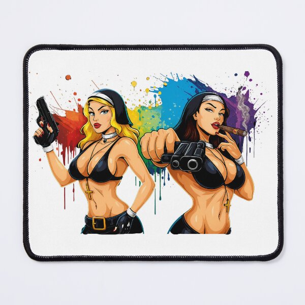 Item preview, nuns with guns designed and sold by American Artist Designs.