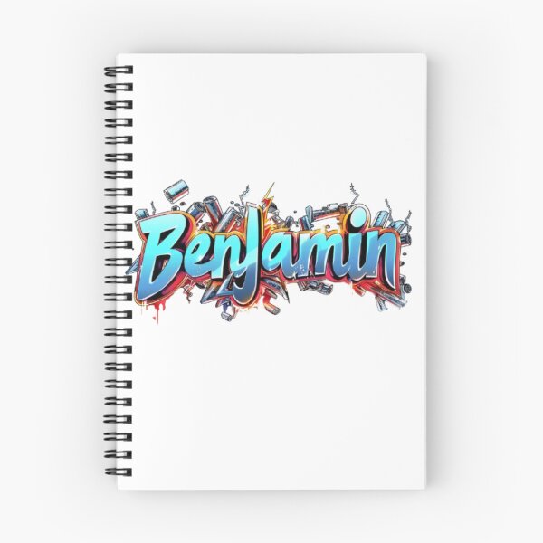 Item preview, Benjamin Graffiti Name Art – Colorful Urban Street Design designed and sold by AlexLineArt.
