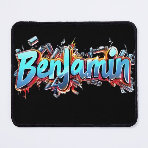 Item preview, Benjamin Graffiti Name Art – Colorful Urban Street Design designed and sold by AlexLineArt.
