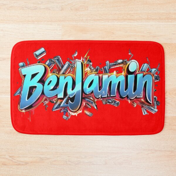 Item preview, Benjamin Graffiti Name Art – Colorful Urban Street Design designed and sold by AlexLineArt.