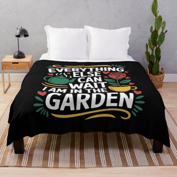 Item preview, Everything else can wait I'm in the garden designed and sold by itsnothatweird.