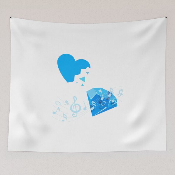 Item preview, Broken Heart to Blue Diamond designed and sold by ArtMochis.