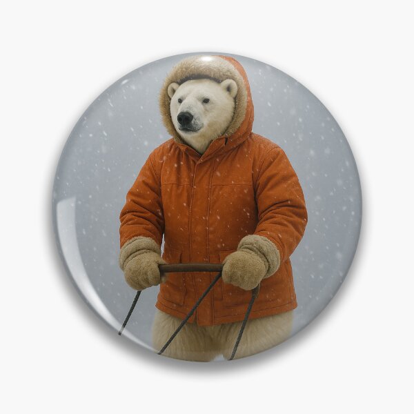 Item preview, Polar Bear Loves Sledding designed and sold by Tridentulus.