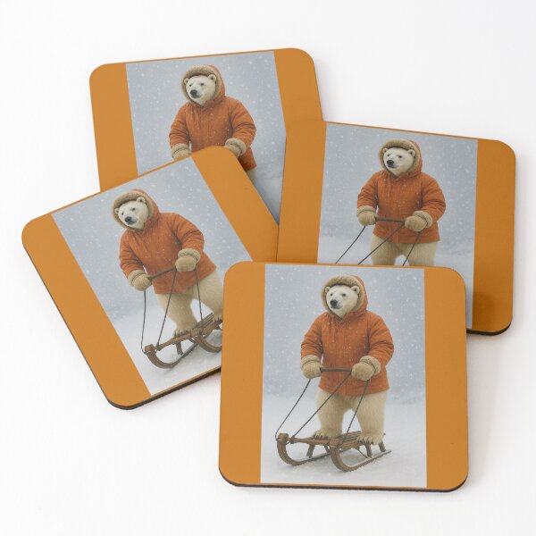 Item preview, Polar Bear Loves Sledding designed and sold by Tridentulus.