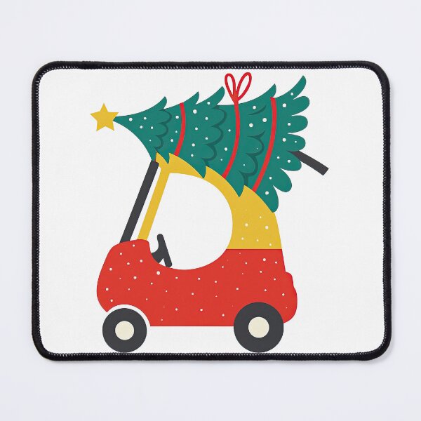 Item preview, Cute Christmas Toy Car with Tree on Top Holiday Design designed and sold by ArtfulWeave.