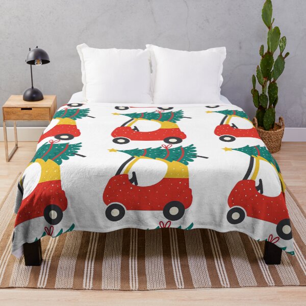 Item preview, Cute Christmas Toy Car with Tree on Top Holiday Design designed and sold by ArtfulWeave.