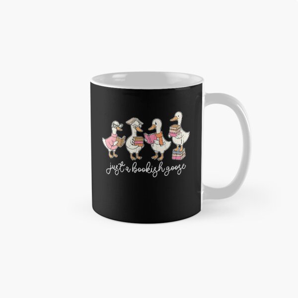 Item preview, Just A Bookish Goose designed and sold by Artsyclick.