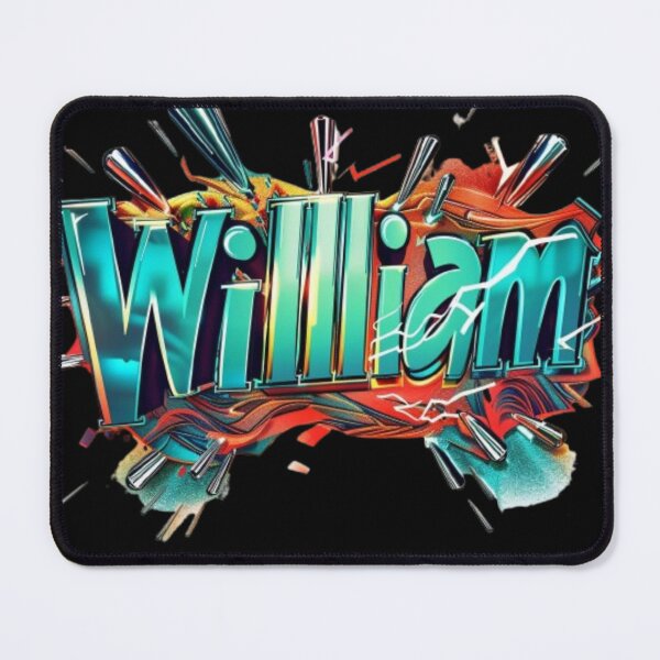 Item preview, William Graffiti Name Art – Bold Colorful Urban Design designed and sold by AlexLineArt.