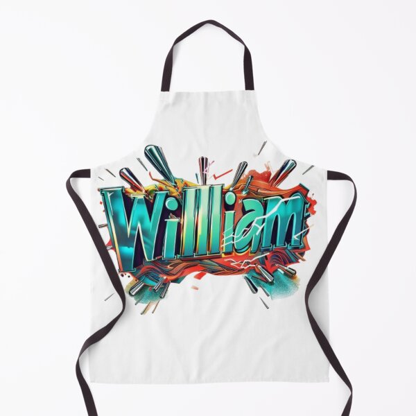 Item preview, William Graffiti Name Art – Bold Colorful Urban Design designed and sold by AlexLineArt.